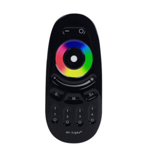 FUT096 - Csoport vezérlő - RGB+fehér LED szalaghoz - Fekete