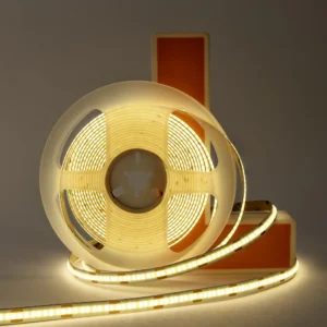 COB LED szalag - 24V - meleg fehér - 420LED/m