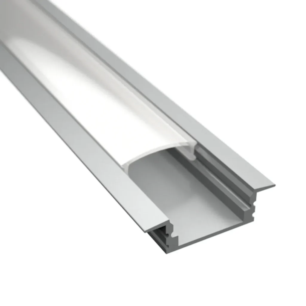 LD301 - Felületbe süllyeszthető LED profil - Opál búrával