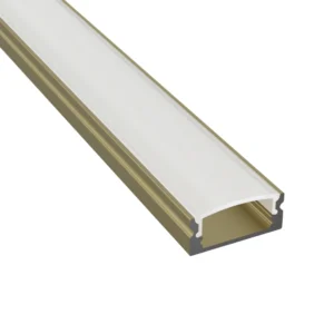 LD101C Pezsgő - Felületre szerelhető, alu profil - LED szalaghoz - Opál búrával