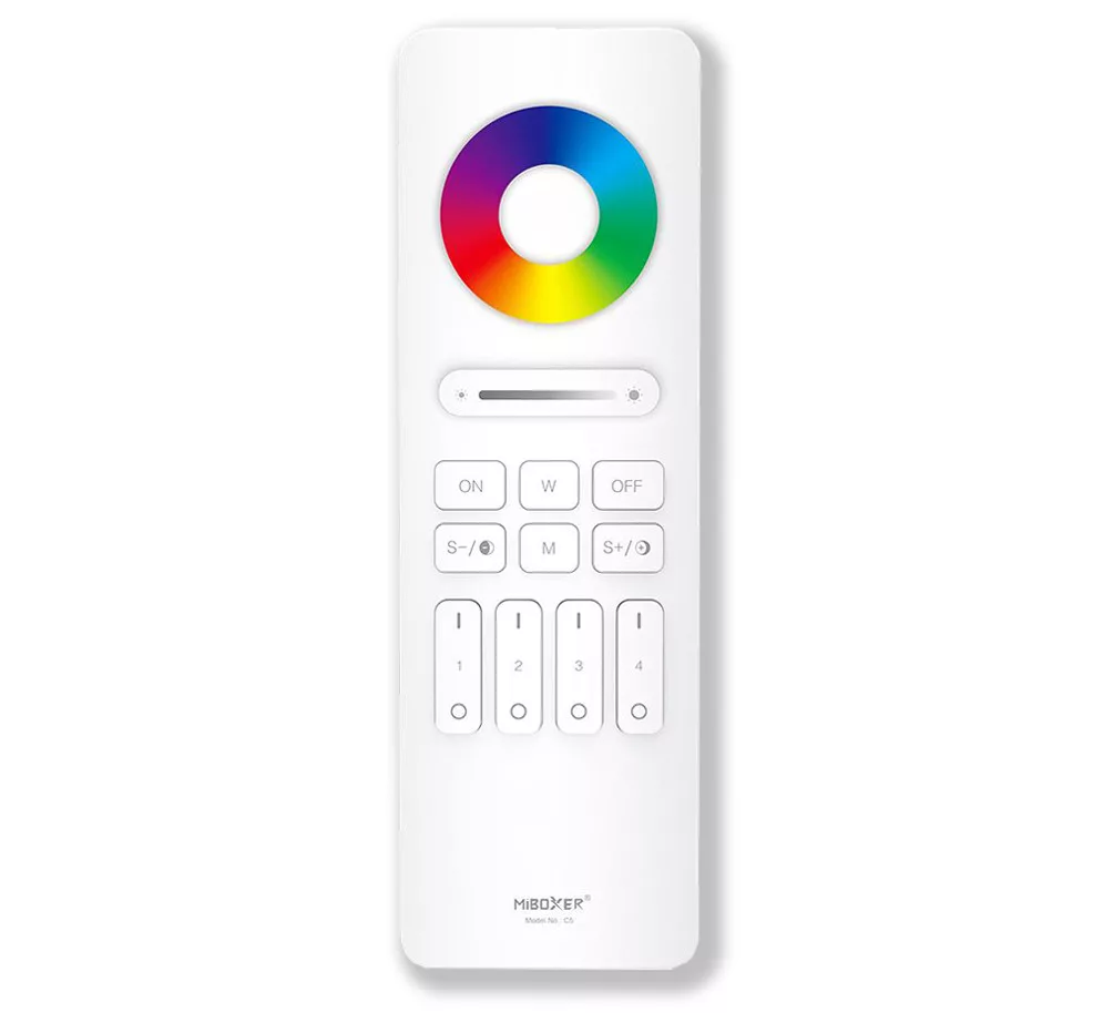 C5-W MiBoxer - 4 Zónás - Csoport vezérlő (távirányító) - RGB+CCT LED szalaghoz