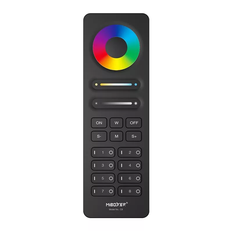 C8 MiBoxer - 8 Zónás - Csoport vezérlő (távirányító) - RGB+CCT LED szalaghoz-04