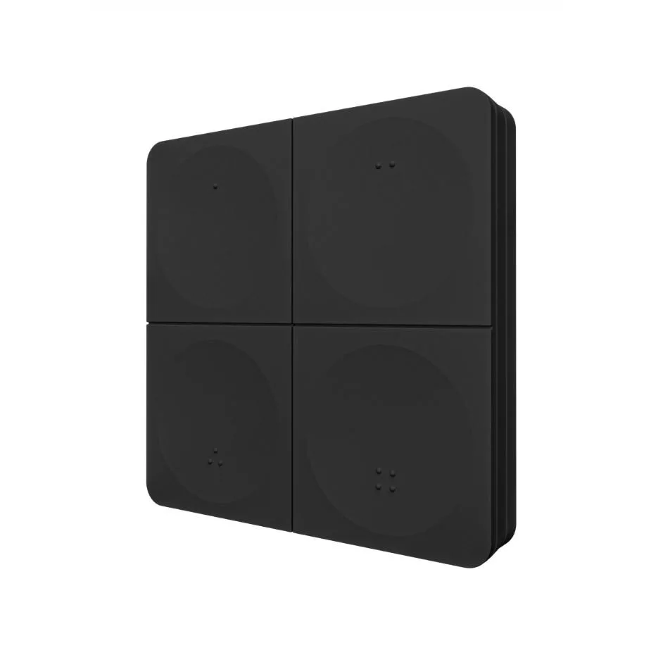 K4 Fekete - MiBoxer - 4 Gombos - Fali, fényerőszabályzó panel