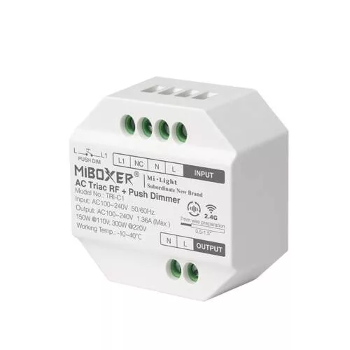 TRI-C1WR - MiBoxer - TRIAC dimmer fényerőszabályzó vezérlő - WiFi
