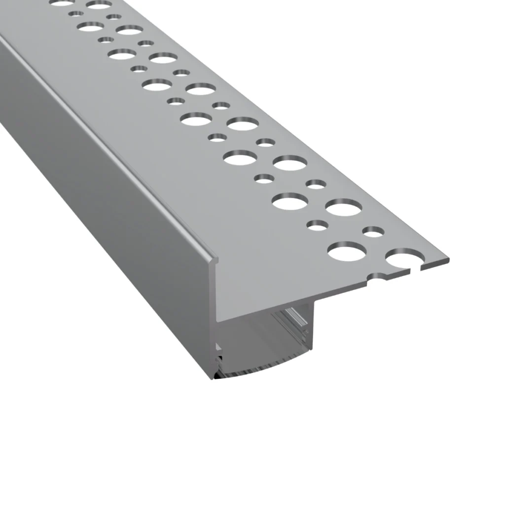 LD407 Ezüst - Stairway - Lépcső, élvilágító profil LED szalaghoz - Átlátszó búrával_12